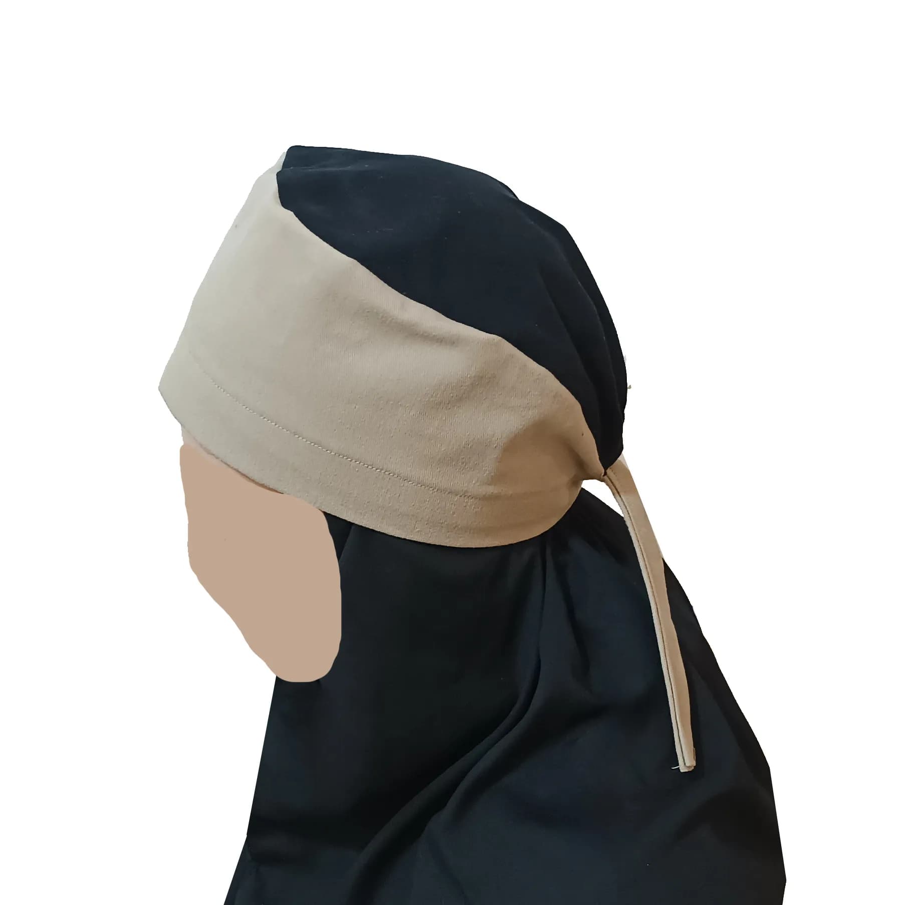پیشبند باریستا مدل آروما ( مشکی-کرم )